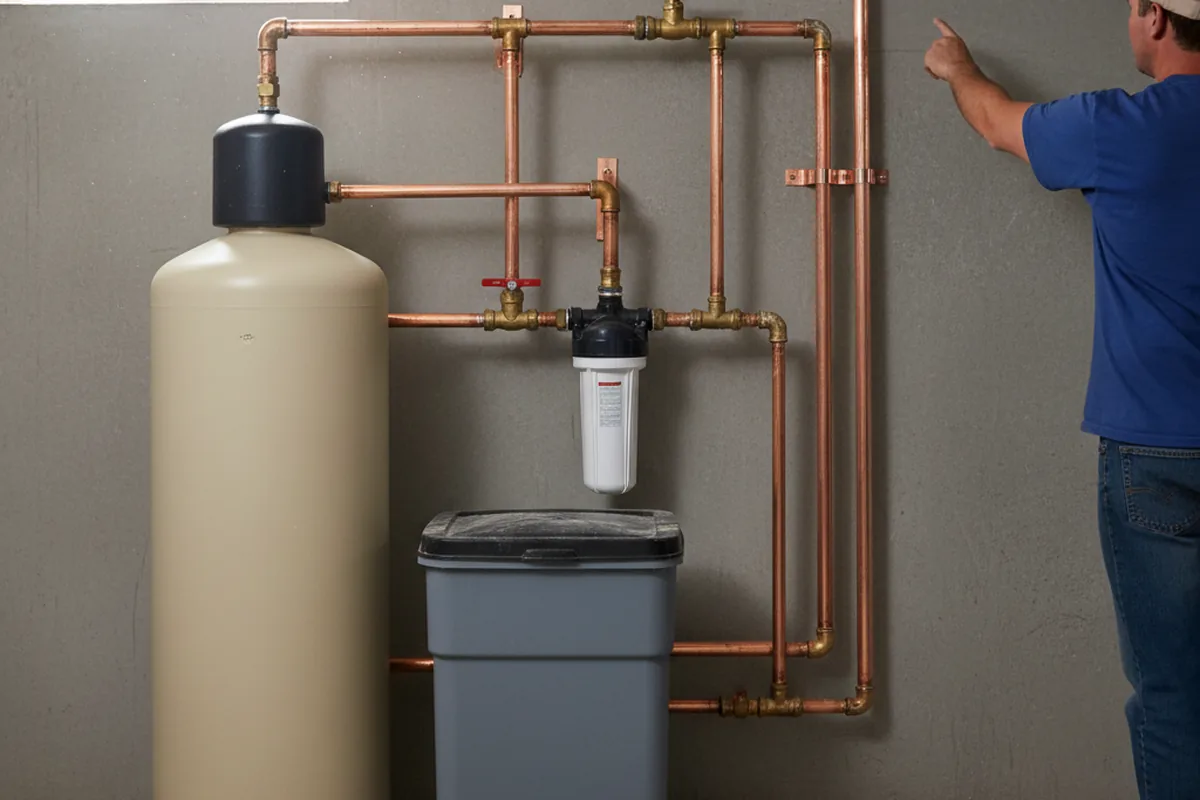 Whole-house water treatment system installed in Welcome